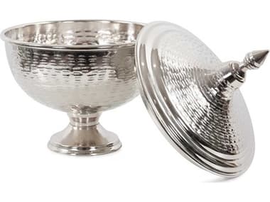 Howard Elliott Hammered Em Dash Silver Covered Urn HE35331