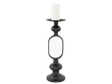 Howard Elliott Zara Ebony Open Pillar Candle Holder HE35355