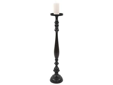 Howard Elliott Zara Ebony Extra Large Pillar Candle Holder HE35359