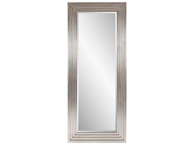 Howard Elliott Delano Silver Leaf 34''W x 82''H Rectangular Wall Mirror HE43057