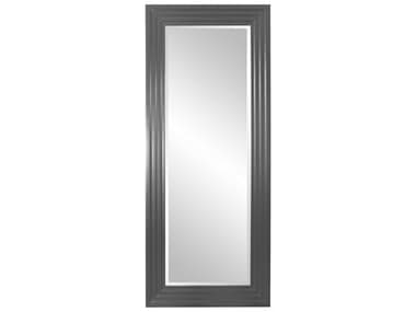 Howard Elliott Delano Glossy Charcoal 34''W x 82''H Rectangular Wall Mirror HE43057CH
