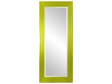 Howard Elliott Delano Glossy Green 34''W x 82''H Rectangular Wall Mirror HE43057MG