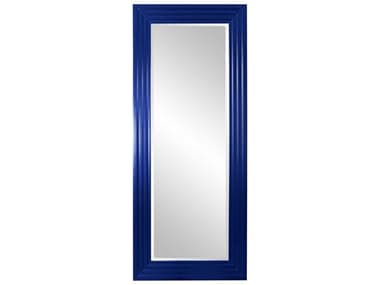 Howard Elliott Delano Glossy Royal Blue 34''W x 82''H Rectangular Wall Mirror HE43057RB