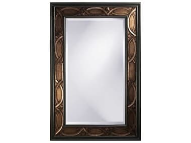 Howard Elliott Charles Bronze 60''W x 90''H Rectangular Floor Mirror HE43070