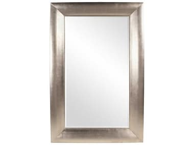 Howard Elliott Baron Silver Leaf 50''W x 78''H Rectangular Floor Mirror HE43103