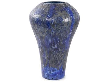 Howard Elliott Zynsky Azure Blue Art Glass Vase HE44095