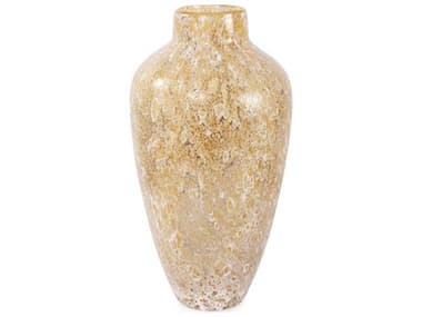 Howard Elliott Zynsky Amber Art Glass Vase HE44101