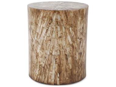 Howard Elliott Venchi Round Amber End Table HE45024