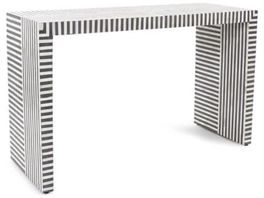 Howard Elliott Optimist Rectangular Gray Bone Console Table HE45027