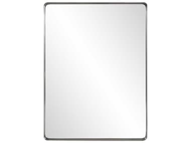 Howard Elliott Steele Silver Rectangular Wall Mirror HE48100