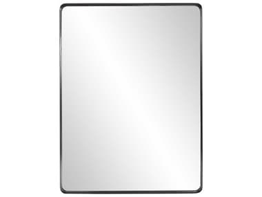 Howard Elliott Steele Black Rectangular Wall Mirror HE48102