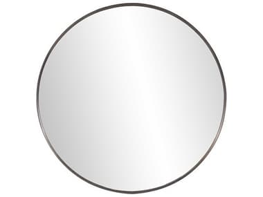 Howard Elliott Steele Brass Round Wall Mirror HE48107