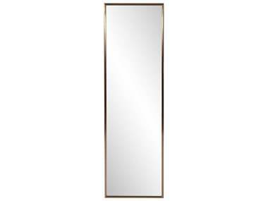 Howard Elliott Yorkville Brushed Brass 18''W x 60''H Rectangular Wall Mirror HE48139