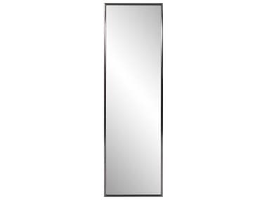 Howard Elliott Yorkville Brushed Titanium 18''W x 60''H Rectangular Wall Mirror HE48140