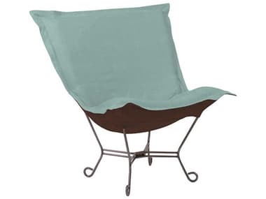 Howard Elliott 40" Blue Fabric Accent Chair HE500200