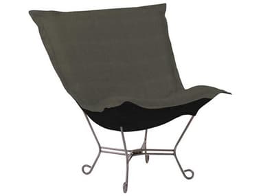 Howard Elliott 40" Gray Fabric Accent Chair HE500201