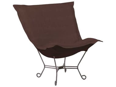 Howard Elliott 40" Brown Fabric Accent Chair HE500202