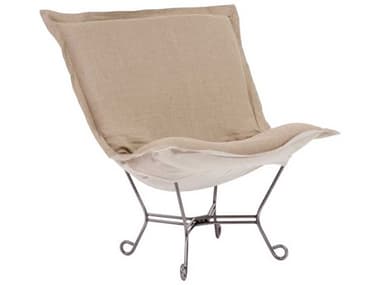 Howard Elliott 40" Beige Fabric Accent Chair HE500610