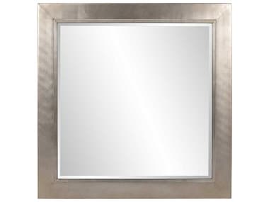 Howard Elliott Millennium Silver Leaf 40'' Square Wall Mirror HE5036