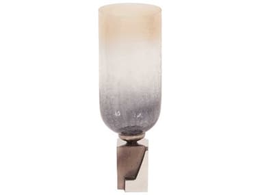 Howard Elliott Ombre Glass On Silver Base 17'' High Vase HE51332