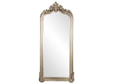 Howard Elliott Tudor Silver Leaf Champagne Wall Mirror HE53073
