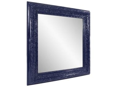 Howard Elliott Nottingham Navy Square Wall Mirror HE53149