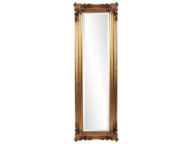 Howard Elliott Vincenzo Antique Gold Rectangular Wall Mirror HE53174