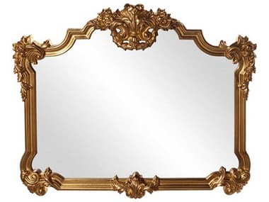Howard Elliott Avondale Gold Leaf 39''W x 48''H Wall Mirror HE56006