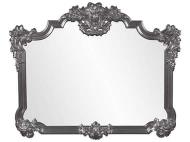 Howard Elliott Avondale Glossy Charcoal 39''W x 48''H Wall Mirror HE56006CH
