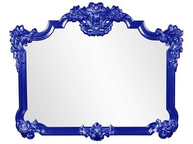 Howard Elliott Avondale Glossy Royal Blue 39''W x 48''H Wall Mirror HE56006RB