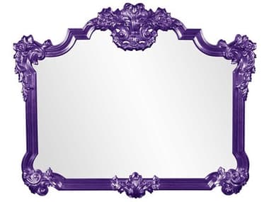 Howard Elliott Avondale Glossy Royal Purple 39''W x 48''H Wall Mirror HE56006RP