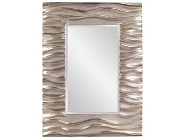 Howard Elliott Zenith Bright Silver Rectangular Wall Mirror HE56042