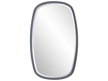 Howard Elliott Asher Charcoal Oval Wall Mirror HE56212