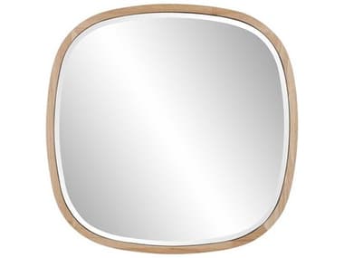 Howard Elliott Johann Natural Oak Square Wall Mirror HE56226