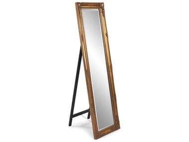 Howard Elliott Queen Ann Antique Gold Rectangular Wall Mirror HE57027