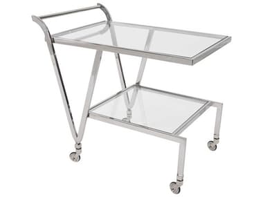 Howard Elliott Paulin Glass Silver Bar Trolley HE58054