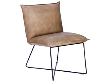 Howard Elliott Neeko 21" Tan Leather Accent Chair HE59014