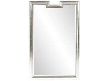 Howard Elliott Danube Bright Silver Rectangular Wall Mirror HE60029