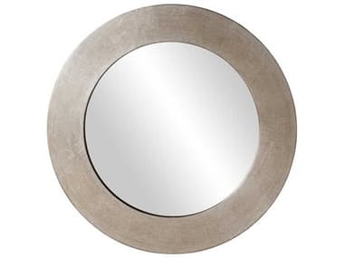 Howard Elliott Sonic Silver Leaf 20'' Round Wall Mirror HE60200