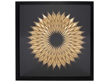 Howard Elliott Inca Star of Gold Framed Art HE64120