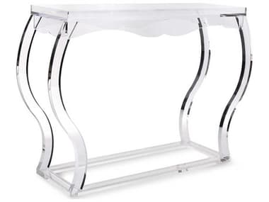 Howard Elliott Olivia Rectangular Acrylic Clear Console Table HE87029