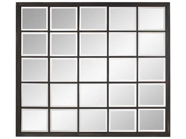 Howard Elliott Superior Antique Black Rectangular Wall Mirror HE9068