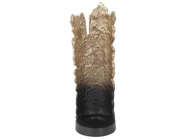 Howard Elliott Situ Faux Bois Burnished Bronze Candle Holder HE91144