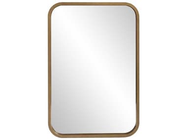 Howard Elliott Marcello Bronze Rectangular Wall Mirror HE92196