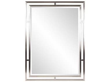 Howard Elliott Trenton Nickel Rectangular Wall Mirror HE92218