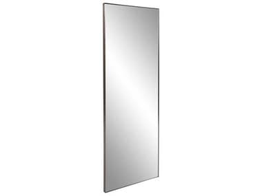 Howard Elliott Van Buren Brass Rectangular Wall Mirror HE94053