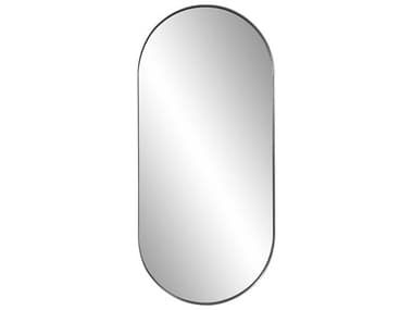 Howard Elliott Steele Silver Oval Wall Mirror HE94070