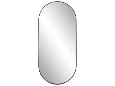 Howard Elliott Steele Brass Oval Wall Mirror HE94072