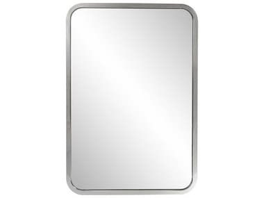 Howard Elliott Simone Silver Rectangular Wall Mirror HE94091