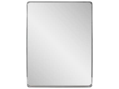 Howard Elliott Steele Silver Rectangular Wall Mirror HE94169